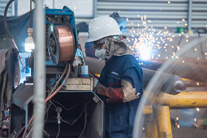 常德网架焊接车间